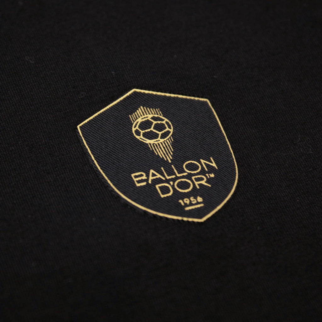 T-shirt Ballon d'Or™ Écusson Noir Mixte