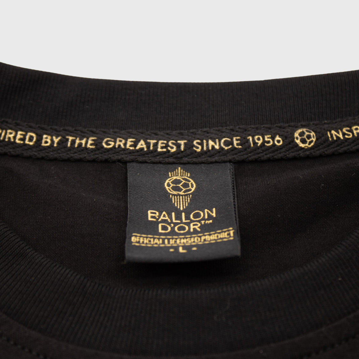 T-shirt Ballon d'Or™ Écusson noir Enfant