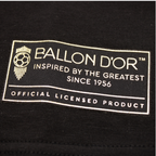 T-shirt Ballon d'Or™ Logo Noir Mixte