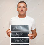 Plaque et cadre photo officiels dédicacés par Andriy Shevchenko, lauréat du Ballon d'Or™ 2004