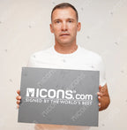 Plaque et cadre photo officiels dédicacés par Andriy Shevchenko, lauréat du Ballon d'Or™ 2004