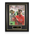 Michael Owen Official Ballon d'Or™ Signed Liverpool Photo: 2001 Ballon d'Or Winner
