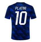 Michel Platini Official Ballon d'Or™ Back Signed and Hero Framed France 2026 Home Shirt