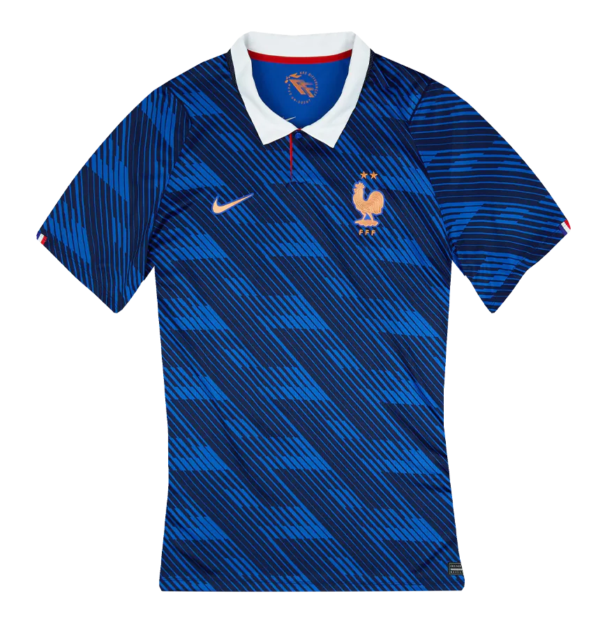 Michel Platini Official Ballon d'Or™ Back Signed and Hero Framed France 2026 Home Shirt