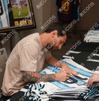 Lionel Messi Official Ballon d'Or™ Back Signed and Hero Framed Argentina 2026 Authentic Home Shirt