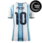 Lionel Messi Official Ballon d'Or™ Back Signed and Hero Framed Argentina 2026 Authentic Home Shirt