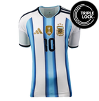 Lionel Messi Official Ballon d'Or™ Back Signed and Hero Framed Argentina 2026 Home Shirt